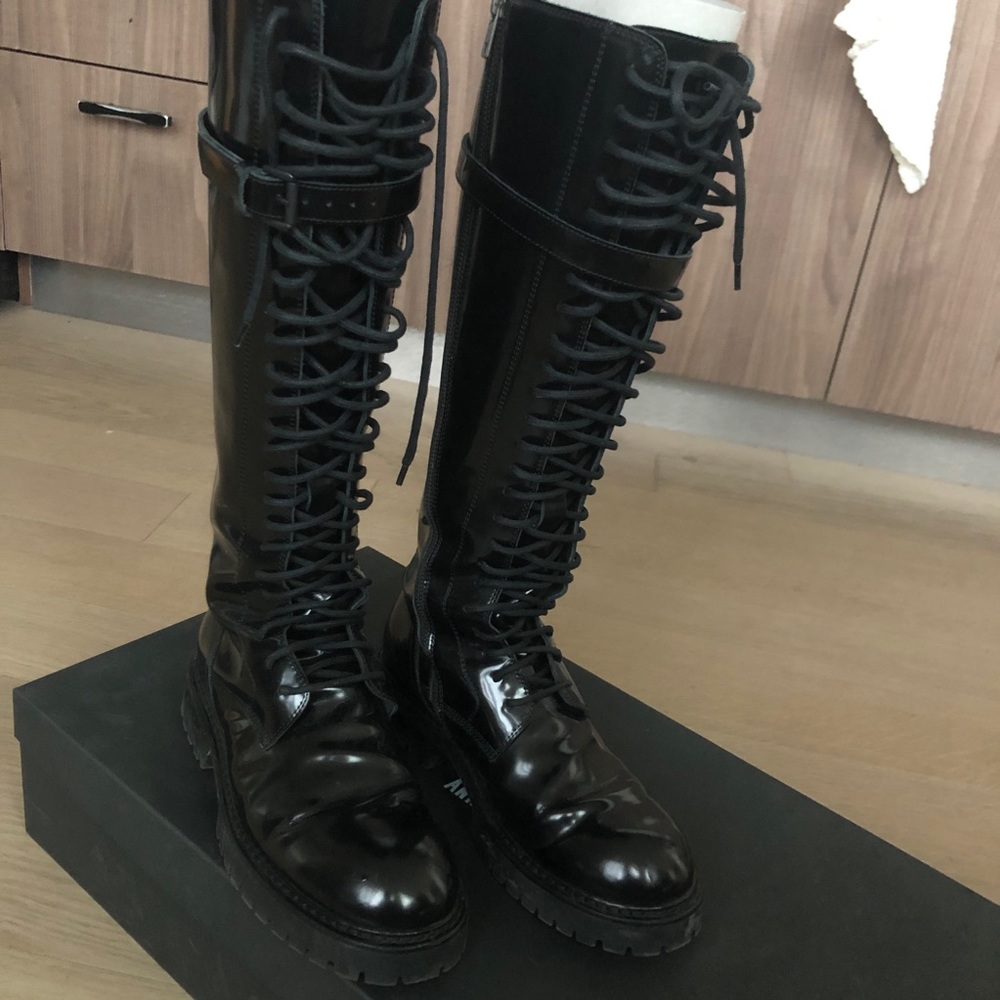 Ann Demeulemeester knee high boot, eu38
